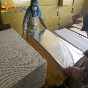 Supergold Nhôm Foil-Gia Cố Rock Len Cứng Nhắc Bảng Điều Chỉnh Bông Khoáng Vật Liệu Cách Nhiệt Tại Một Mức Giá - Product Image 3