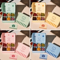 Boîte alimentaire en papier personnalisée en gros avec insert carton, pour biscuits, gâteaux, donuts, desserts, plateaux de snacks, boîte à emporter pour boulangerie