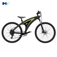 Vélo de montagne électrique tout-terrain Q5 haute puissance 48V/650W avec moteur sans balais à moyeu arrière, cadre en titane, batterie lithium 13Ah, étanche, pour adulte et trajets quotidiens