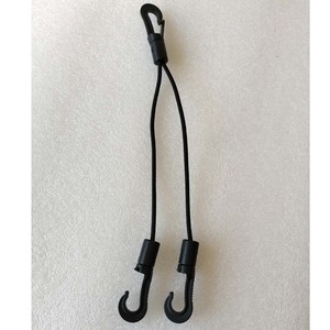 Ganchos de Remolque de Acero Negro de 40 cm con Clip y Gancho para Uso en Exteriores - Product Image 2