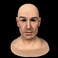 Masque de monstre effrayant en silicone pour adultes, accessoires de fête, démon, zombie, Noël, Halloween, masque de mascarade, masque de fête effrayant