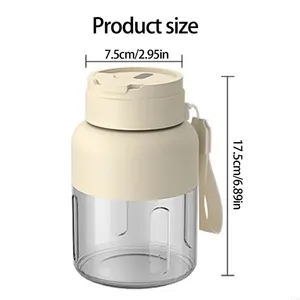 Cangkir Juicer Nirkabel Portabel dengan <span class=keywords><strong>Blender</strong></span> Jus Segar Es Hancur, Cangkir Jus Kapasitas Besar Elektrik USB yang Dapat Diisi Ulang - Product Image 6