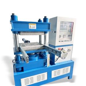 Máquina de Vulcanización, Máquina de Moldeo por Presión en Caliente de Caucho y Silicona Totalmente Automática, Equipo de Vulcanización Plana de Cuatro Columnas - Product Image 2