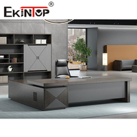 Bureau de direction Ekintop moderne et luxueux en bois, table de travail, designs de bureau de direction high-tech, mobilier de bureau