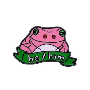 Pins Esmaltados Personalizados con la Bandera del Orgullo Arcoíris, 12 Estilos, Gatos, Ranas, Gansos Coloridos, Insignias LGBT de Dibujos Animados, Insignias de Solapa de Metal Suave Plateado - Product Image 4