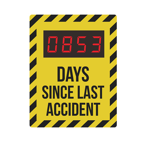 CHEETIECP01事故のないデジタル労働日サインDigi Day電子スコアボード3つのカウンター付き - Product Image 4