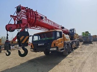 Grue mobile d'occasion de 80 tonnes à vendre, pompe Cummins à couple élevé, hauteur de levage de 50 m, faible consommation de carburant, haute efficacité