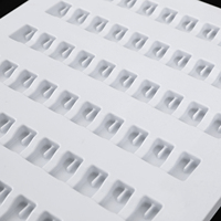 Weiße Quadratische Elektronische Komponenten-Schale Präzisions-Blisterverpackung für Transport und Handhabung