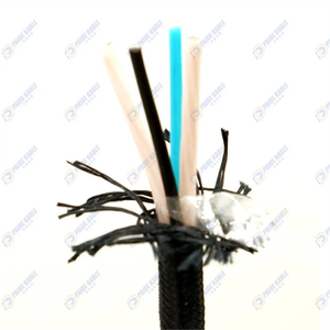 สายไฟฟ้าทองแดงชนิดพิเศษ PE 2 พร้อมสายไฟเบอร์ออปติกแบบไฮบริด 4 เส้น สำหรับโดรนแบบเชื่อมต่อและแอโรสแตท จัดจำหน่ายโดยโรงงาน - Product Image 2