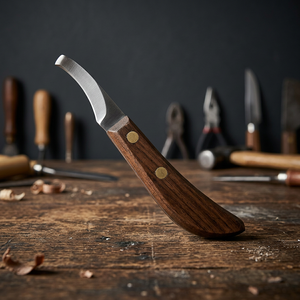 Cuchillo para Pezuñas Estrechas NVC con Mango de Plástico para Herradores de Caballos, Modelo 2-350-33 - Product Image 3