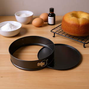 Moule à gâteau à fond amovible 9 pouces, 10 pouces, 11 pouces, antiadhésif, rond, pour pâtisserie, en métal, passe au lave-vaisselle - Product Image 2