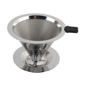 Stainless Steel Pour Over <b>Coffee</b> Dripper - Reusable, Paperless Permanent Drip Cone <b>Filter</b> - Product Image 2