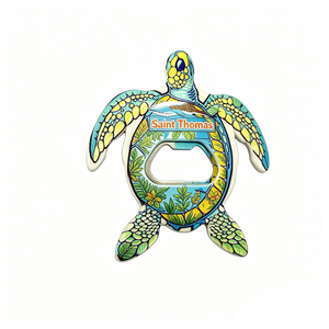 Aimant de réfrigérateur personnalisé imprimé sur mesure, souvenir touristique de l'île de Tortola (Mauritius), Saint Thomas, Santorini, Palau, Saipan - Product Image 4