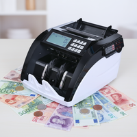 Compteur de billets de banque LCD 5800D avec fonction ADD BATCH pour la détection des faux billets et des devises étrangères