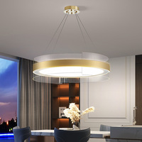 Nouveau Lustre Américain pour Salon, Design Moderne et Créatif, Luminaire de Plafond de Luxe