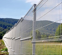 Offre Spéciale : Panneau de clôture en treillis soudé 3D, maille 50x200mm, fil de 5mm, pour clôture de sécurité industrielle, barrière périmétrique, jardin et cour