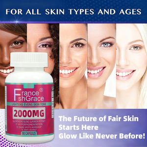 Capsules blanchissantes personnalisées pour la peau, améliorant le teint à base de plantes, ciblant les taches brunes et les marques d'acné, supplément antioxydant pour éclaircir la peau - Product Image 5