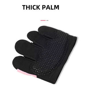 Medio dedo cuatro dedos GUANTES DE Fitness Material de nailon para gimnasio y entrenamiento levantamiento de pesas entrenamiento al por mayor - Product Image 3