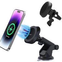 Nouveau Gadget intelligent voiture évent support de téléphone support magnétique sans fil support de charge Smartphone 15W chargeur rapide voiture chargeur sans fil