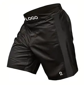 Tùy Chỉnh In Xếp Hạng Jiu Jitsu Chiến Đấu Quần Short Mma 4 Way Stretch Mens Phụ Nữ S Mid Đùi Vật Lộn Quần Short