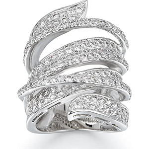 Bague superposée pour femme, bijou de doigt audacieux et tendance - Product Image 5