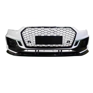 Parachoques Delantero RS5 con Labio Delantero, Material PP, Kits de Carrocería para <span class=keywords><strong>Audi</strong></span>, Tipo de Producto: Piezas de Carrocería para <span class=keywords><strong>Audi</strong></span> S5 A5 B9 2017 2018 2019 - Product Image 1