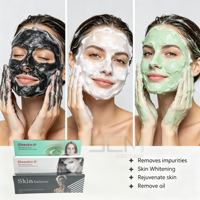 Capsules d'oxygénation à bulles de CO2, masque facial rechargeable, nettoyage en profondeur, blanchiment de la peau, rajeunissement