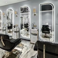 Miroir mural moderne pour salon de coiffure, fournitures essentielles pour salon de barbier professionnel