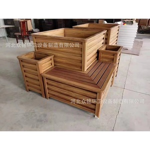 Jardinière extérieure en alliage d'aluminium Zhongming ZM-003 – Conteneur de plantation durable et contemporain pour medianes de rue - Product Image 2