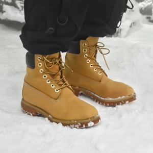 Bottes <span class=keywords><strong>de</strong></span> <span class=keywords><strong>travail</strong></span> classiques pour hommes, 6 pouces, en cuir imperméable <span class=keywords><strong>de</strong></span> qualité supérieure, semelle en caoutchouc, résistantes à l'huile, isolées - Product Image 3