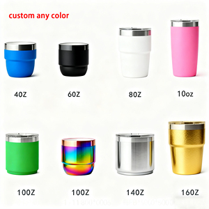 Mini Sản Phẩm Mới 4Oz 6Oz 8Oz Thép Không Gỉ Coffe Tumbler Nóng Và Lạnh Tái Sử Dụng Nhiệt Cốc Cà Phê Với Từ Nắp Biểu Tượng Tùy Chỉnh - Product Image 1