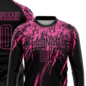 Camiseta de Fútbol de Manga Larga, Sublimada, Uniforme Profesional para Equipos Masculinos, Ropa de Entrenamiento Transpirable - Product Image 4