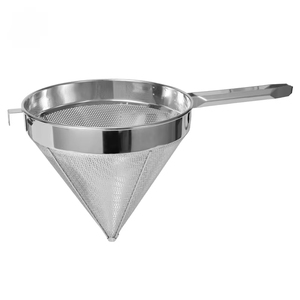 Accesorios de Cocina para el Hogar: Colador Grande de Acero Inoxidable con Filtro de Malla Gruesa y Embudo - Product Image 1