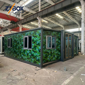 ZYBOX Monetización Rápida <span class=keywords><strong>Casa</strong></span> Contenedor Modular Plegable Prefabricada de 20 y 40 pies, A1 Ignífuga y Expandible con Baño, para EE. UU. y Australia - Product Image 2