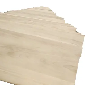 1220x2440泡桐边缘胶板棺材和木工项目用实木板