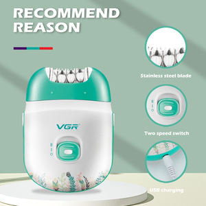 VGR V-726 rasoir électrique Rechargeable pour femmes, appareil professionnel pour éliminer les poils - Product Image 5