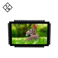 Nuevo Monitor de Marco Abierto con Pantalla Táctil Capacitiva LED de 18.5 Pulgadas, Relación de Aspecto 16:9, VGA+HD, Carcasa Metálica, Serie Empresarial, Producto de Escritorio
