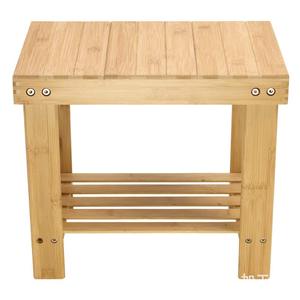 Hua Song Bamboo <b>Step</b> <b>Stool</b> With Storage Natural Wood Color Multi Functional Mini Shoe <b>Stool</b> - Product Image 5