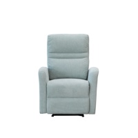 Sofá reclinable giratorio extensible de tela moderna con control remoto para la comodidad de los ancianos en la sala de estar
