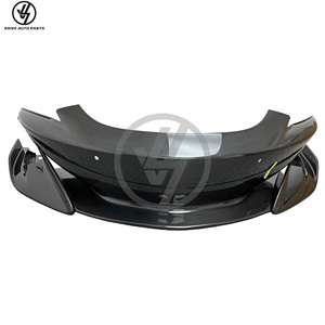 Pare-chocs avant en fibre de carbone sèche style 600LT pour McLaren 570S 540C 2015-2019, kits de carrosserie en carbone, pièces automobiles - Product Image 1