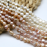 4-10mm Perle Baroque En Gros Perle D'eau Douce Naturelle en Forme De Pomme De Terre Perle