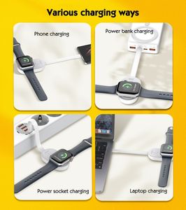 LDNIO AW005 Nuevo Diseño, Mini Banco de Energía Portátil de 1200 mAh, Cable de Carga para Reloj Inteligente, Cargador Inalámbrico para <span class=keywords><strong>iWatch</strong></span> - Product Image 5