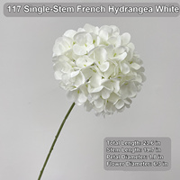Fleurs artificielles en soie de qualité supérieure HGA Supplier, hydrangeas pour arche de mariage, toile de fond et décoration d'événements hôteliers