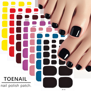 22 conseils <span class=keywords><strong>en</strong></span> gros orteil ongle autocollant adhésif été belle conception <span class=keywords><strong>Gel</strong></span> vernis pied orteil <span class=keywords><strong>ongles</strong></span> enveloppes autocollants Nail Art <span class=keywords><strong>d</strong></span>écorations - Product Image 2