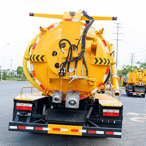 Low Price Manual Diesel Septic Tank Truck 4x2 5~10m3 Euro3 Vacuum Sewage Suction Truck - Product Image 5