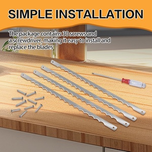 Cuchilla de Acero Inoxidable para Rebanar Pan, Cuchilla para Cortar Pan en Arco - Product Image 3