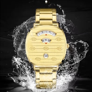 2026 พรีเมี่ยม ลักชัวรี บิสสิเนส แฟชั่นนาฬิกาข้อมือผู้ชาย-รอนดา 30M กันน้ำสายสแตนเลสสตีล แซฟไฟร์ คริสตัล พอยเตอร์ ไดเวอร์ - Product Image 4