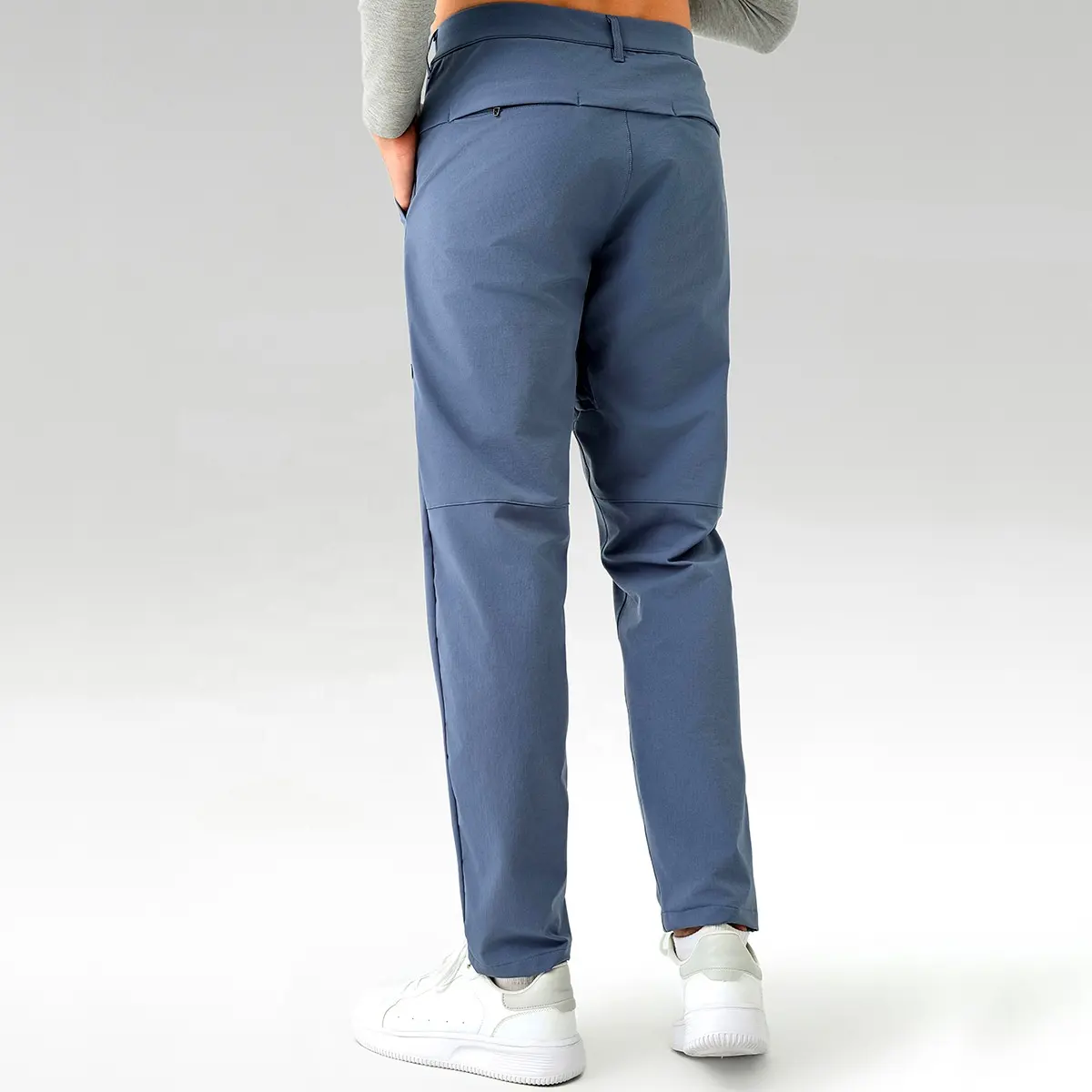 Özelleştirme LULU komisyonu erkek pantolon rahat yüksek elastik çabuk kuruyan fitness pantolonları banliyö çift kullanımlı takım elbise pantolon 2024 yeni