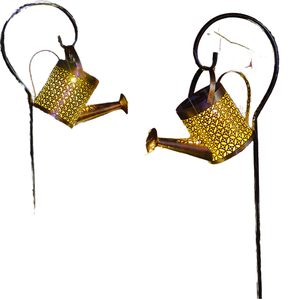 Guirnalda de luces de hadas de Metal para exteriores, regadera Solar colgante, luz de jardín, botella de agua, lámpara Solar moderna para aspersión de flores - Product Image 2