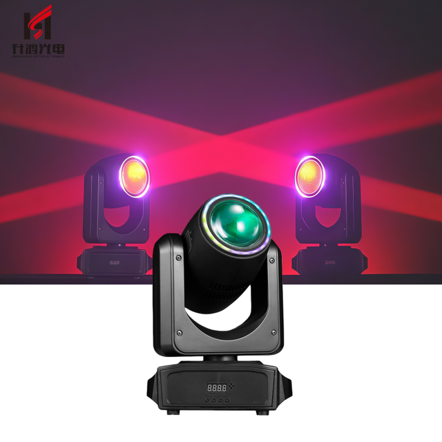 DMX 180W LED RGB 4 1 Chips Mini Head-Shaking Double-Sound 2Pcs 60W Beam Light Moving Head 24/16CH Voice Control Disco Party DJ